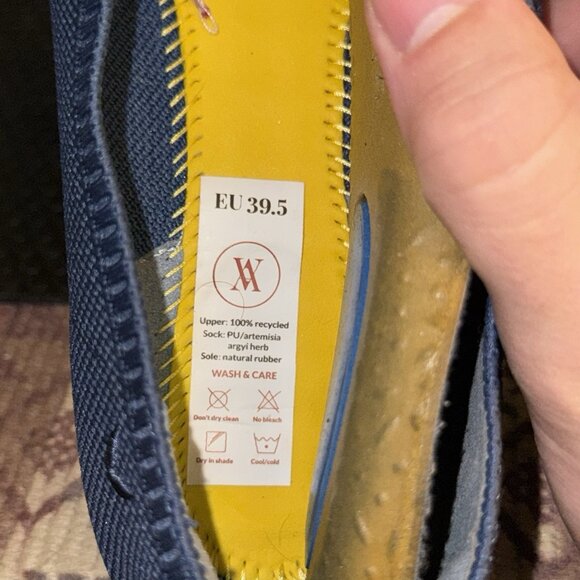 Vivaia Lightweight Aria Walker Blue Comfort Pointed-Ballet Flats 39.5 (8.5) - Picture 8 of 8